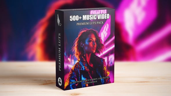 500+ Cinematic Music Video LUTs Bundle at GFXHive