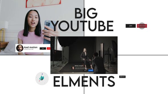 Videohive 47361067: Amplify Your YouTube Content with Big Elements