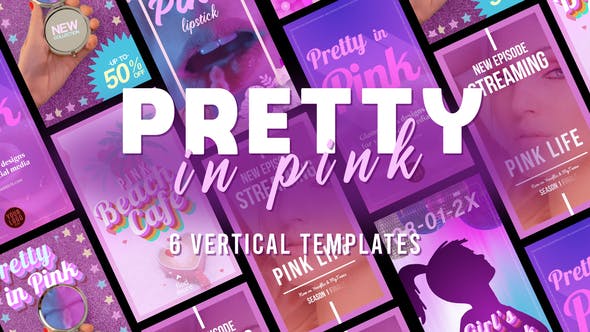 Videohive 47127940: Elevate Your Social Media with Pretty in Pink