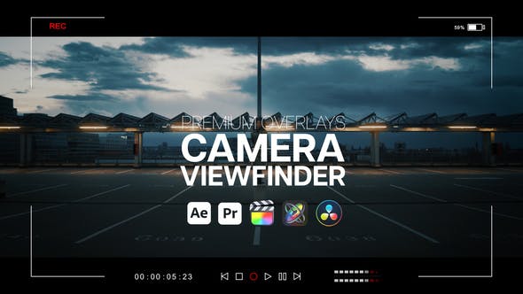 Videohive 46093184 Premium Overlays Camera Viewfinder