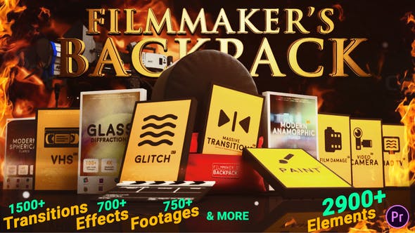 Videohive 28628558 Filmmaker’s Backpack