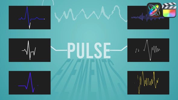 Videohive 50465657 Electro Pulse Elements | FCPX