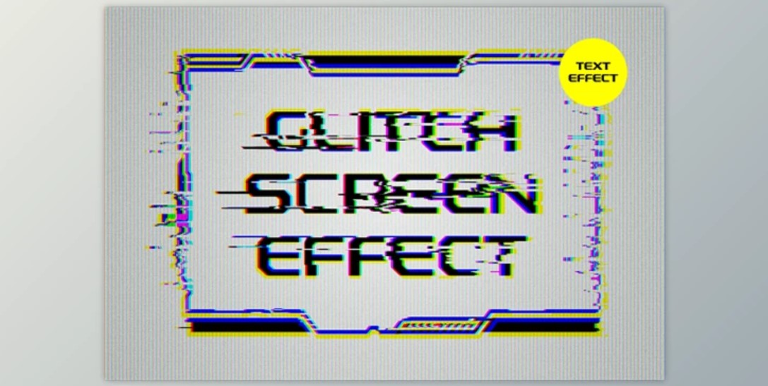 Glitch Screen Text & Logo Effect - Elevate Your Designs with 91973045