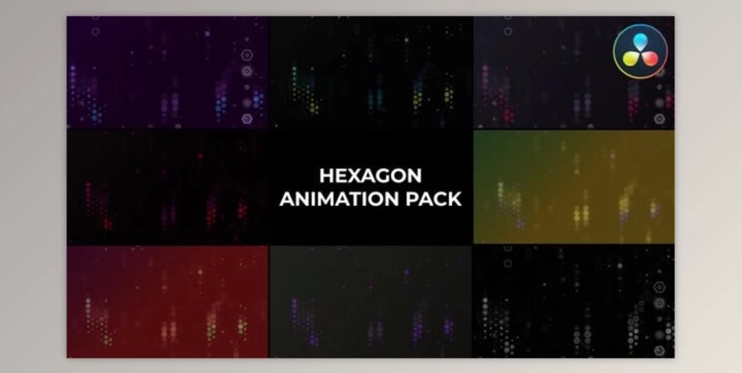 Hexagon Animation Pack for DaVinci Resolve - Elevate Your Visuals