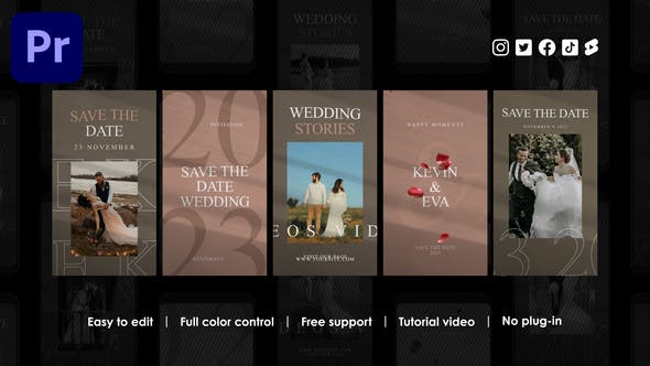 Transform Your Edits with Videohive 46735834 Romantic Wedding Instagram Reels