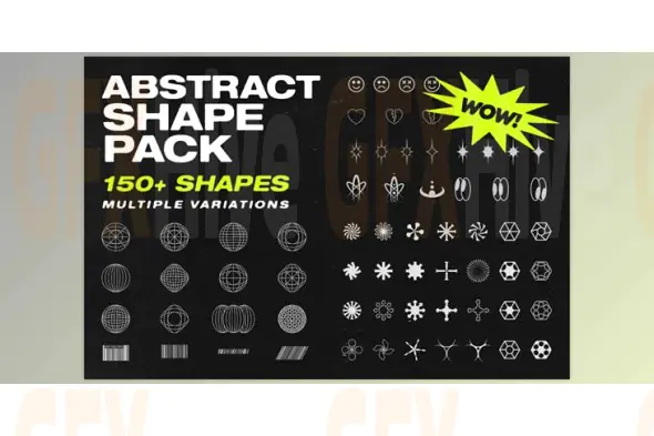 Gumroad - Abstract Shape Pack 150+ Icons