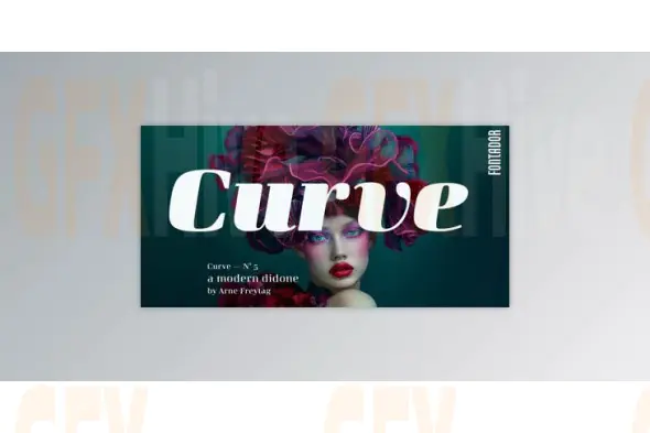 My Fonts - Curve - Modern Neo-Classical Typeface 10xOTF