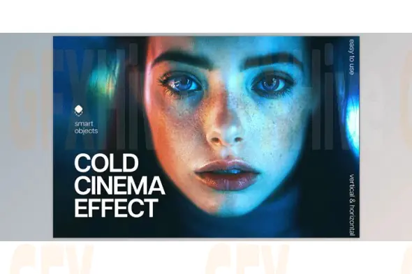 Cold Cinematic Photo Effect (Creative Market 291630373)