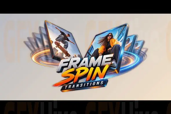 Frame Spin Transitions for AE by Videohive (64717272)