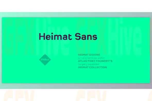 My Fonts - Heimat Sans - Grotesque Typeface 12xOTF