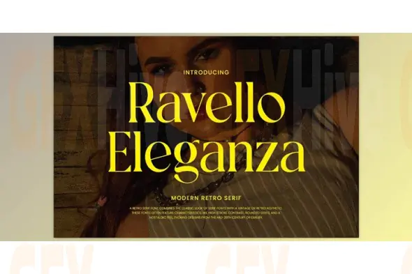 Ravello Eleganza Modern Retro Serif (Creative Market 291884409)