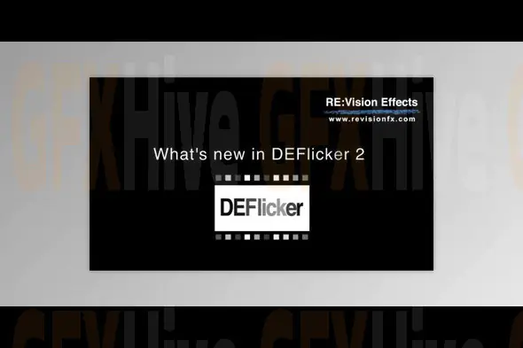 REVisionFX - Download DEFlicker 2.3.2 for After Effects and Premiere Pro (Win)