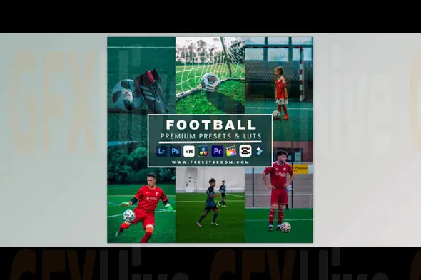 Presetsroom - FootBall Lightroom Presets & Luts Collection