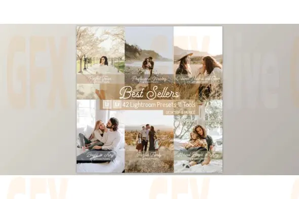 Etsy - Best Sellers - 42 Mobile & Desktop Lightroom Presets Bundle