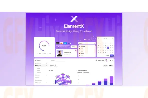UI8 - ElementX - Design System & UI Kit