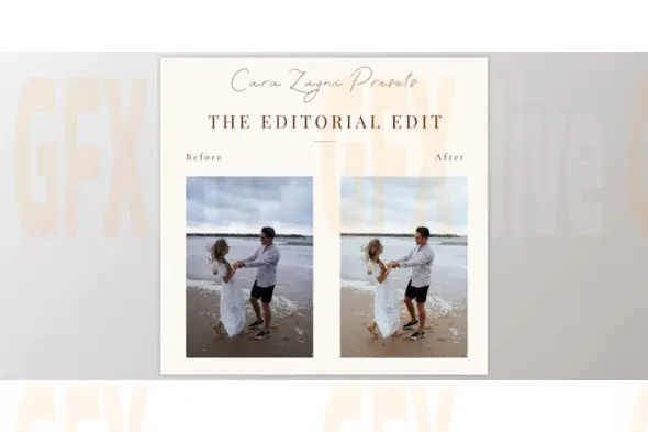 Cara Zagni - Editorial Lightroom Presets