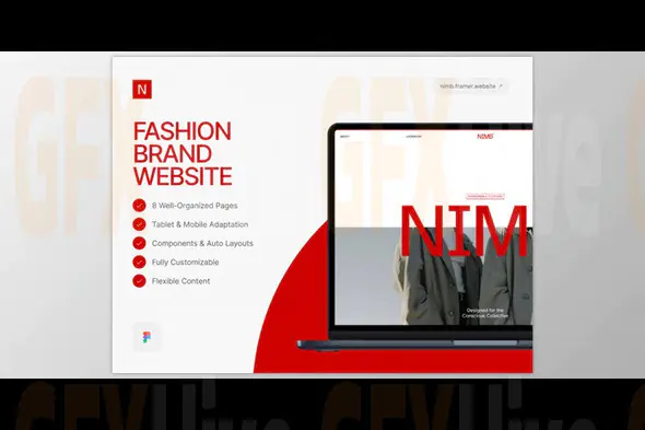 UI8 - NIMB - Fashion Brand Website