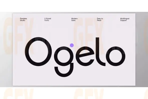 Ogelo - Rounded Modern Sans (Creative Market 291566395)