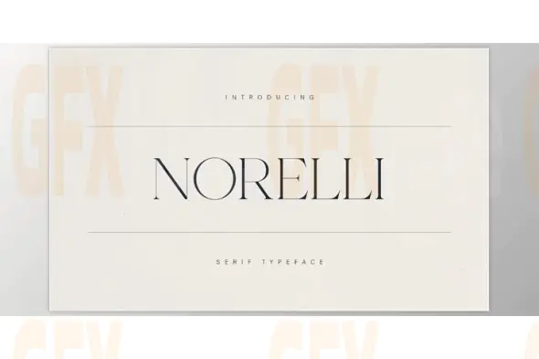 Norelli - A Modern Serif Typeface (Creative Market 291543335)