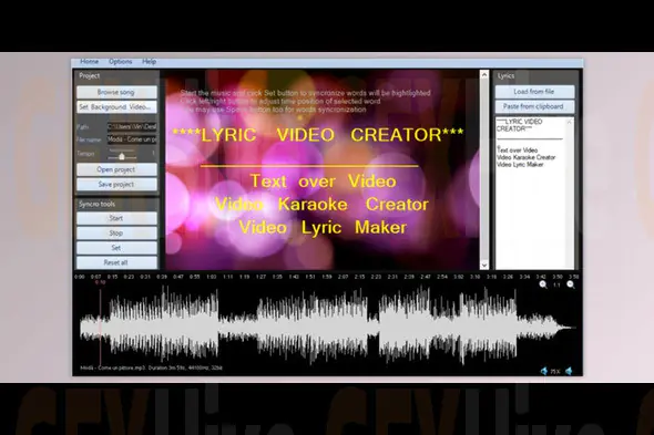 Lyric Video Creator Professional 6.2.2 (Win)