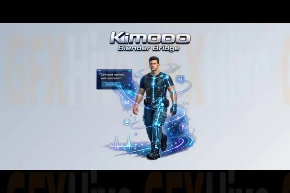 Kimodo Blender Bridge – Blender Add-on by Superhivemarket v1.5.5