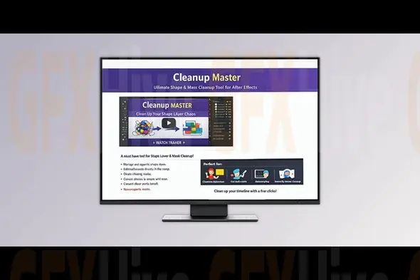 aescripts – Cleanup Master v1.3.0c for Windows & macOS