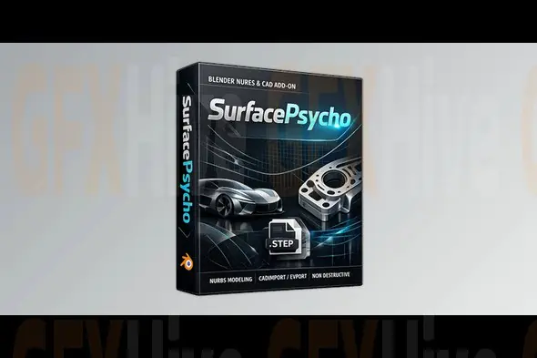 Surfacepsycho (by Superhivemarket): Professional Surface Modeling Blender Addon v0.10.2