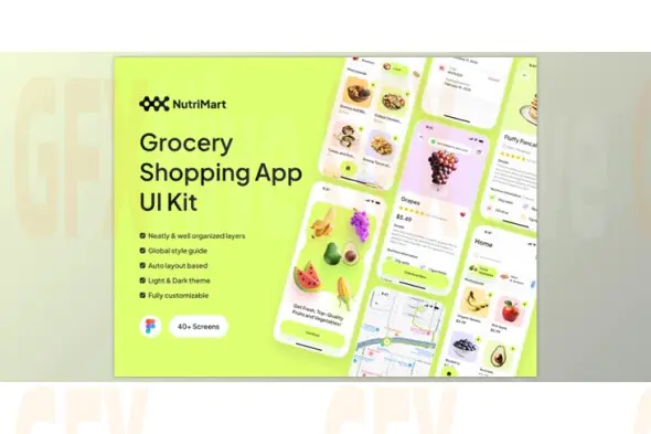 UI8 - NutriMart - Grocery Shopping App UI Kit