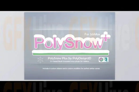 PolySnow+ 1.04 for 3ds max 2016-2025