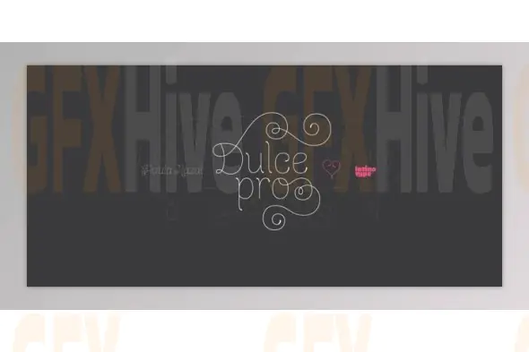 My Fonts - Dulce Pro Font Family 5xOTF