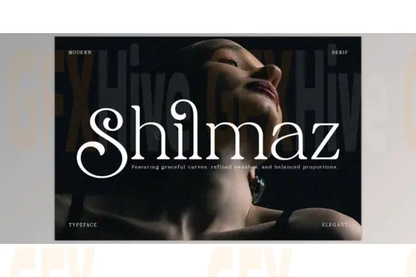 Shilmaz – Elegant Modern Serif Font (Creative Market 291811409)