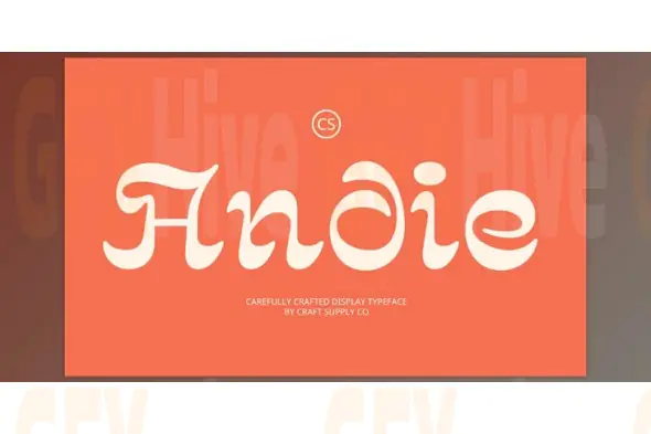 CS Andie – Trippy Font (Creative Market 291684033)