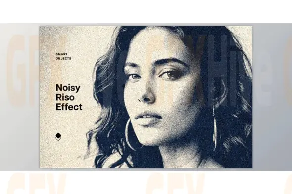 Pixelbuddha - Noisy Risograph Photo Effect