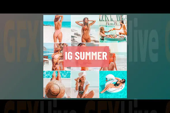 Psd Stack - IG Summer Lightroom Presets