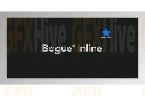 My Fonts - PF Bague Inline Pro Font Family 4xOTF