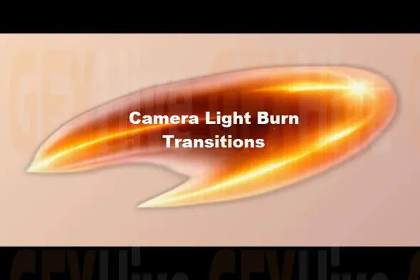 Camera Light Burn Transitions for After Effects by VideoHive (64574379)