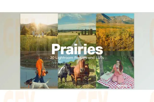 sparklestock - 20 Prairies Lightroom Presets LUTs