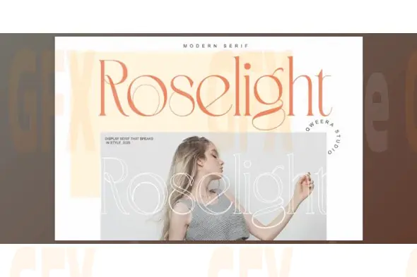 Roselight - Modern Elegant Display (Creative Market 291817719)