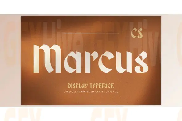 CS Marcus – Blackletter Font Creative Market - 289626452
