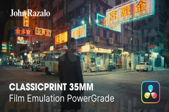 John Razalo – ClassicPrint 35mm Film Emulation PowerGrade Updated V3.9
