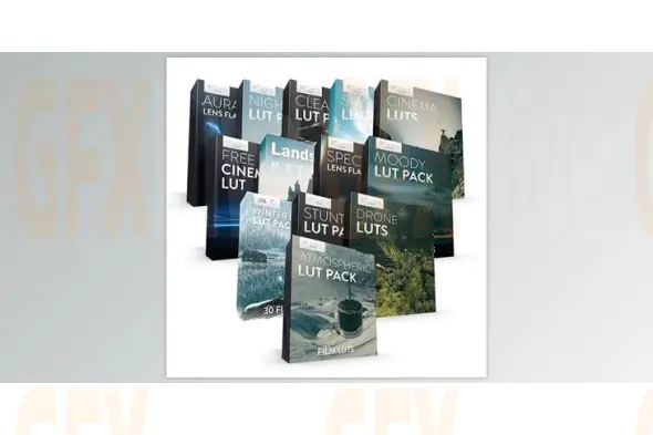 The Complete Filmmaking Bundle LUTs & Lens Flares