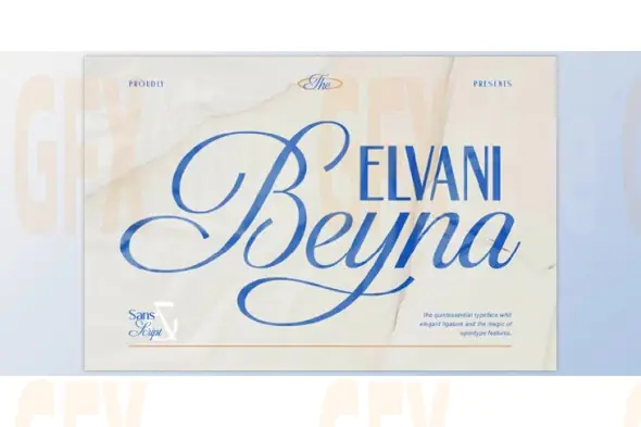 Beyna Elvani - Elegant Sans & Script (Creative Market 291814867)