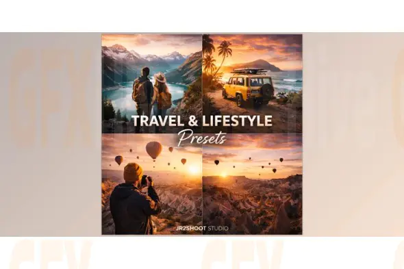 Travel and Lifestyle Presets JR2Shoot Studio Presets for Lightroom