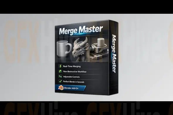 Merge Master – Blender Add-on by Superhivemarket v1.1.0