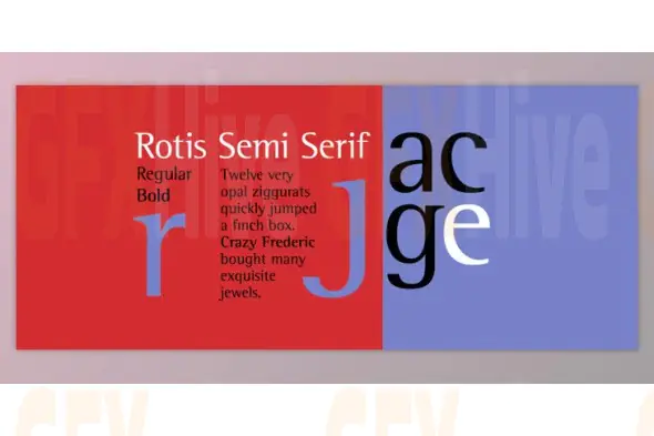 My Fonts - Rotis Semi Serif Font Family 12xOTF