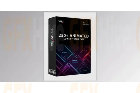VfxStudio - 250+ Animated Lower Thirds Pack
