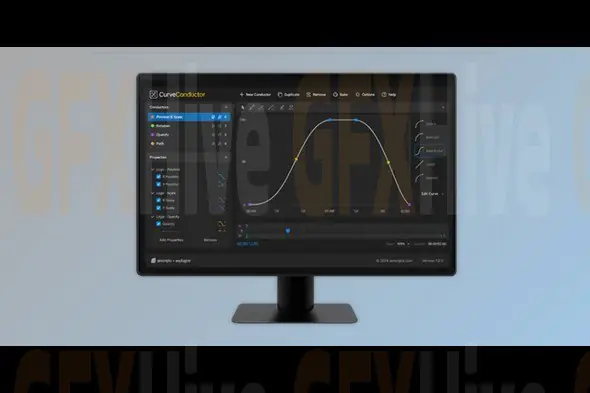 CurveConductor - AE Curve-Driven Timing by Aescripts v1.1.0