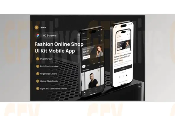 UI8 - Zapata - Fashion Online Shop UI Kit Mobile App