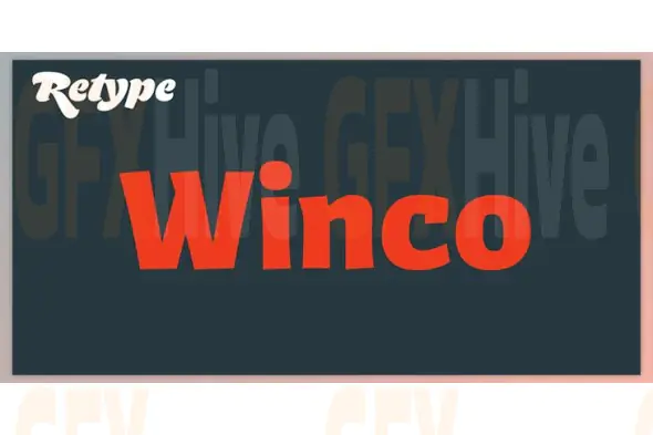 My Fonts - Winco Font Family 10xOTF