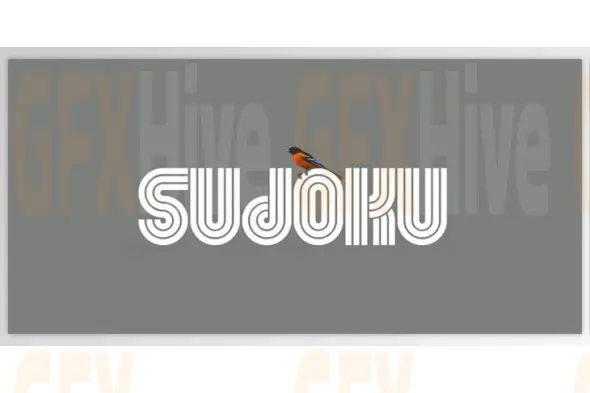 My Fonts - Sudoku - Sign & T-Shirt Font Family 5xOTF